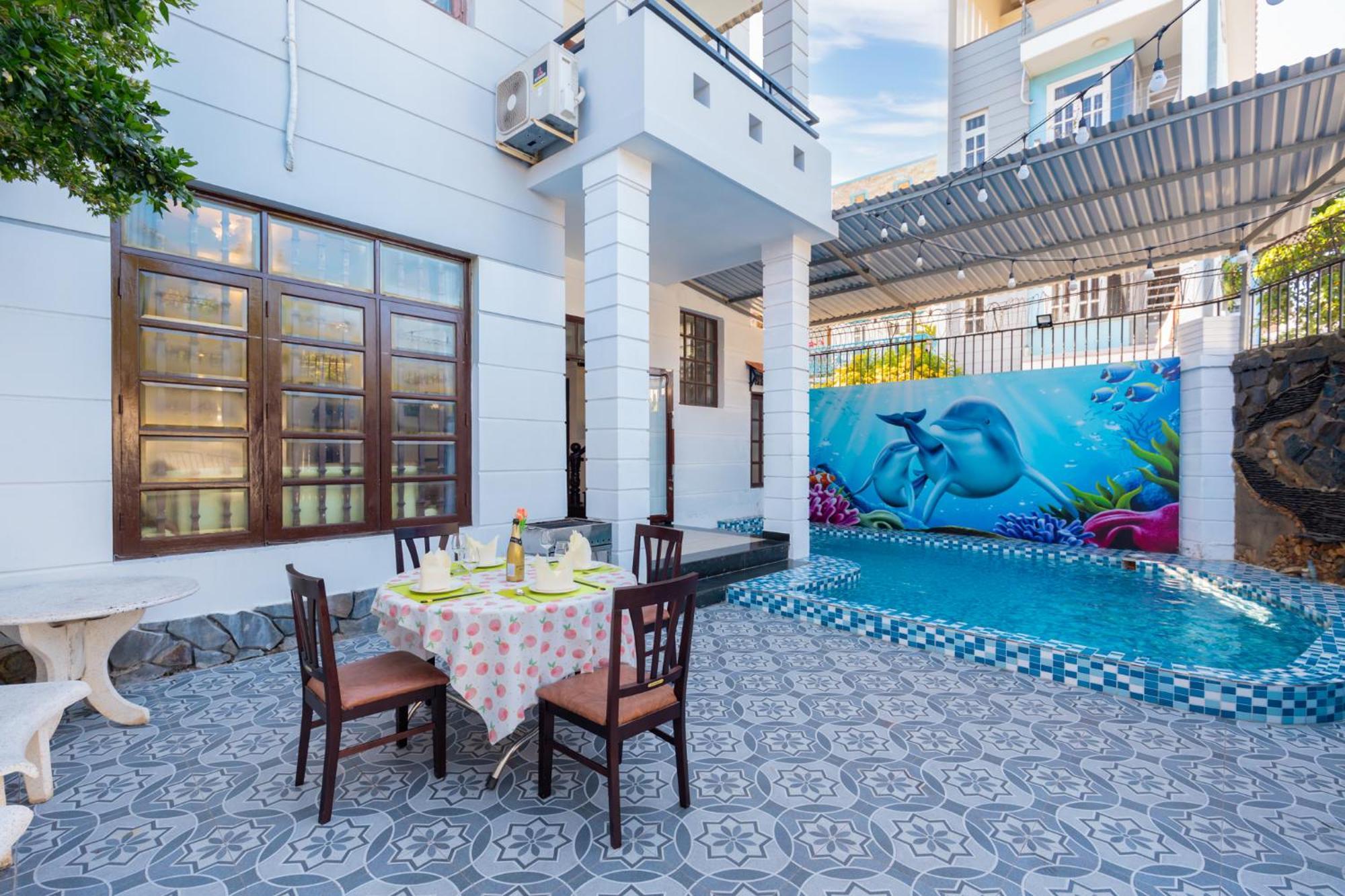 Villa 47 - Gan Bien Bai Sau - Phong Khach Co May Lanh Vung Tau Exterior photo
